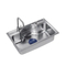 Hot Selling 201 304 Stainless Steel Pressing Kitchen Sink with Cutting Board