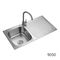 Big Board 201 Stainless Steel Single Bowl Kitchen Sink for Multi Use