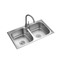 Good Quality Two Bowl 201 304 Stainless Steel Kitchen Sink