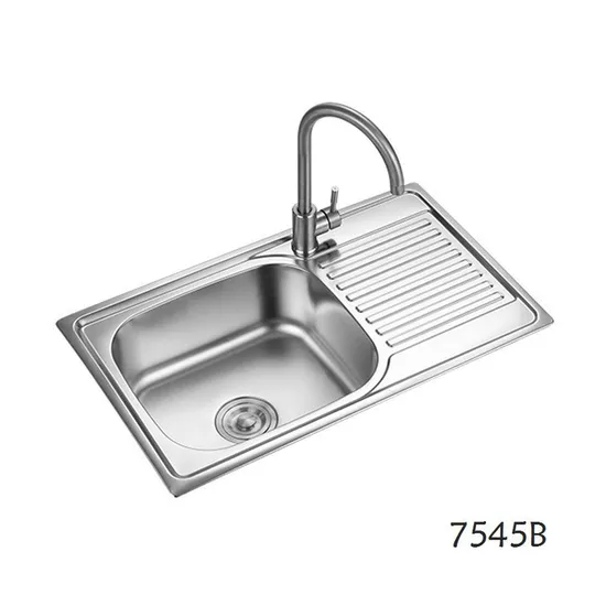 Single Bowl 201 304 Stainless Steel Kitchen Sink Factory