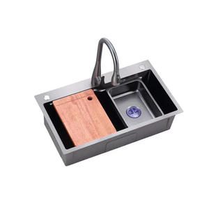 Luxury Handmade 201 304 Stainless Steel Undermount Kitchen Sink
