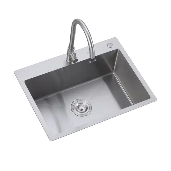 201 304 Single Bowl Handmade Stainless Steel Kitchen Sink