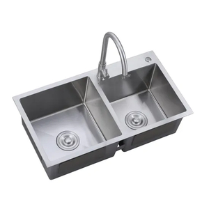 201 304 Golden Stainless Steel Handmade Kitchen Sink