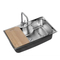 Stainless Steel Sink Large Size Single Basin 201 304