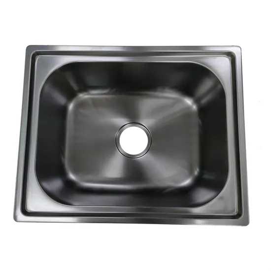 New Design Best Price Nano Black One Bowl Kitchen Sink