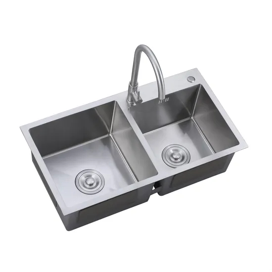 2013 New Model Stainless Steel Double Bowl Kitchen Sink