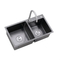 Three Color Stainless Steel Handmade Kitchen Sink