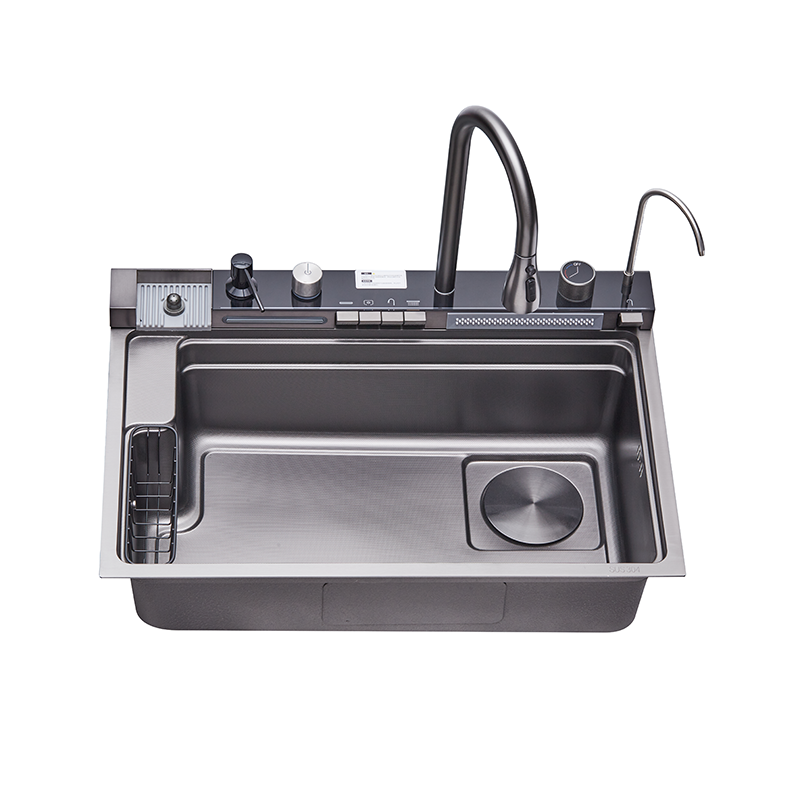 New Design Stainless Steel Kitchen Sink With Whale Faucet
