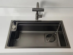 Intergral Strench Sink Stainless Steel Sink 7545