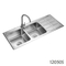 Double Bowl Basin 12050s Stainless Steel Sink Pressing Sink