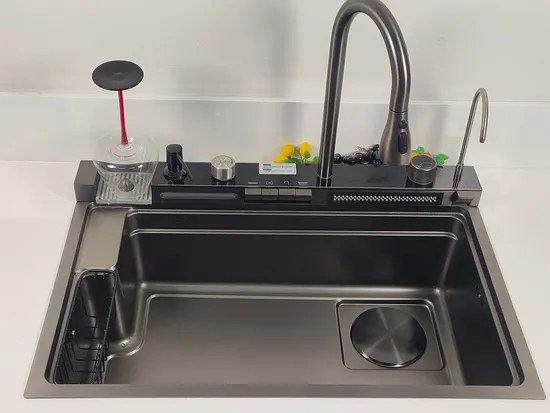 Self-Developing One-Piece Pressing Sink Kitchen Sink 7550