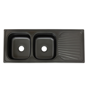 High End Kitchen Products Stainless Steel 201 304 Double Sink For Home Use