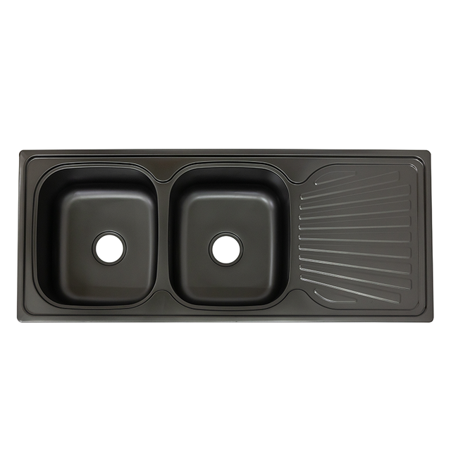 High End Kitchen Products Stainless Steel 201 304 Double Sink For Home Use