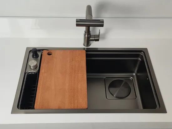 Intergral Strench Sink Stainless Steel Sink 7545