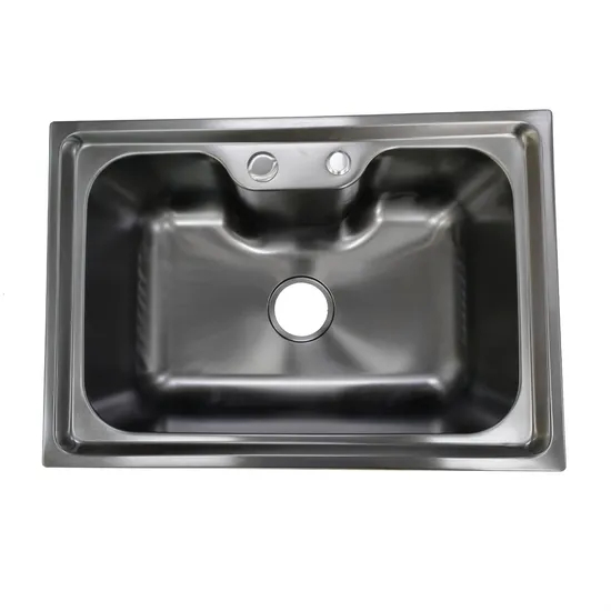 Hot-Sale Large Size Single Basin Kitchen Sink 201 304 Stainless Steel