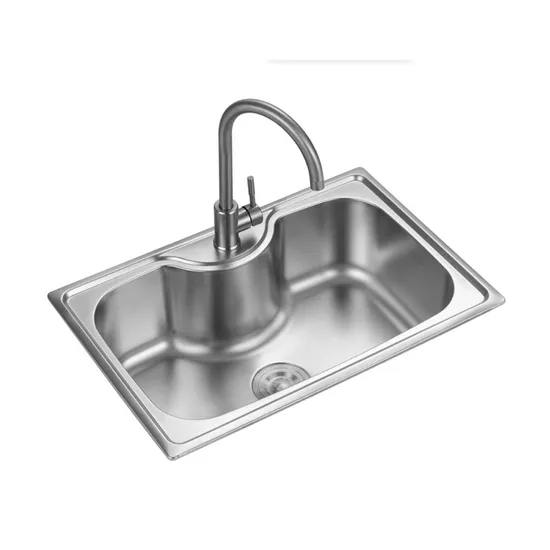Single Bowl Hot Sale Model Stretching 201 304 Stainless Steel Kitchen Sink