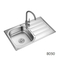 One Single Bowl 201 Stainless Steel Multi-Function Kitchen Sink with Board