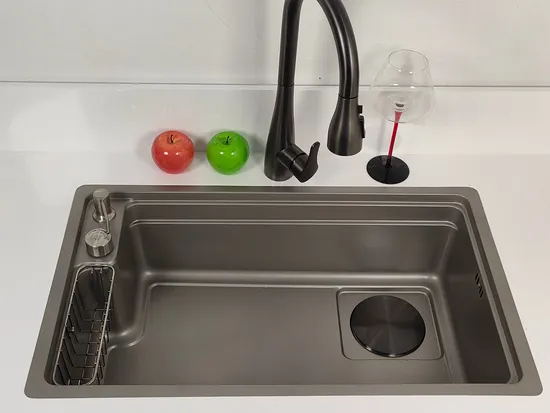 2023 New Design Stainless Steel Kitchen Sink Non-Welded One Piece Pressing Sink