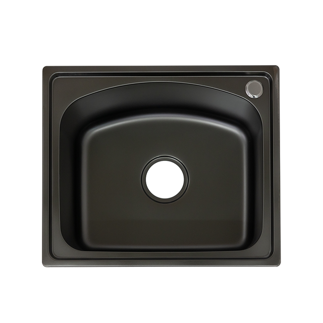 Black Color Stainless Steel Kitchen Sink