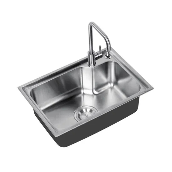 Big Bowl Single Basin 201 304 Stainless Steel Kitchen Sink