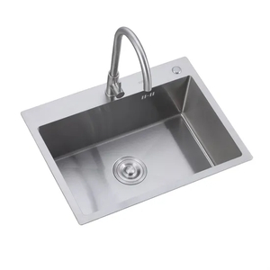 201 304 Single Bowl Handmade Stainless Steel Kitchen Sink