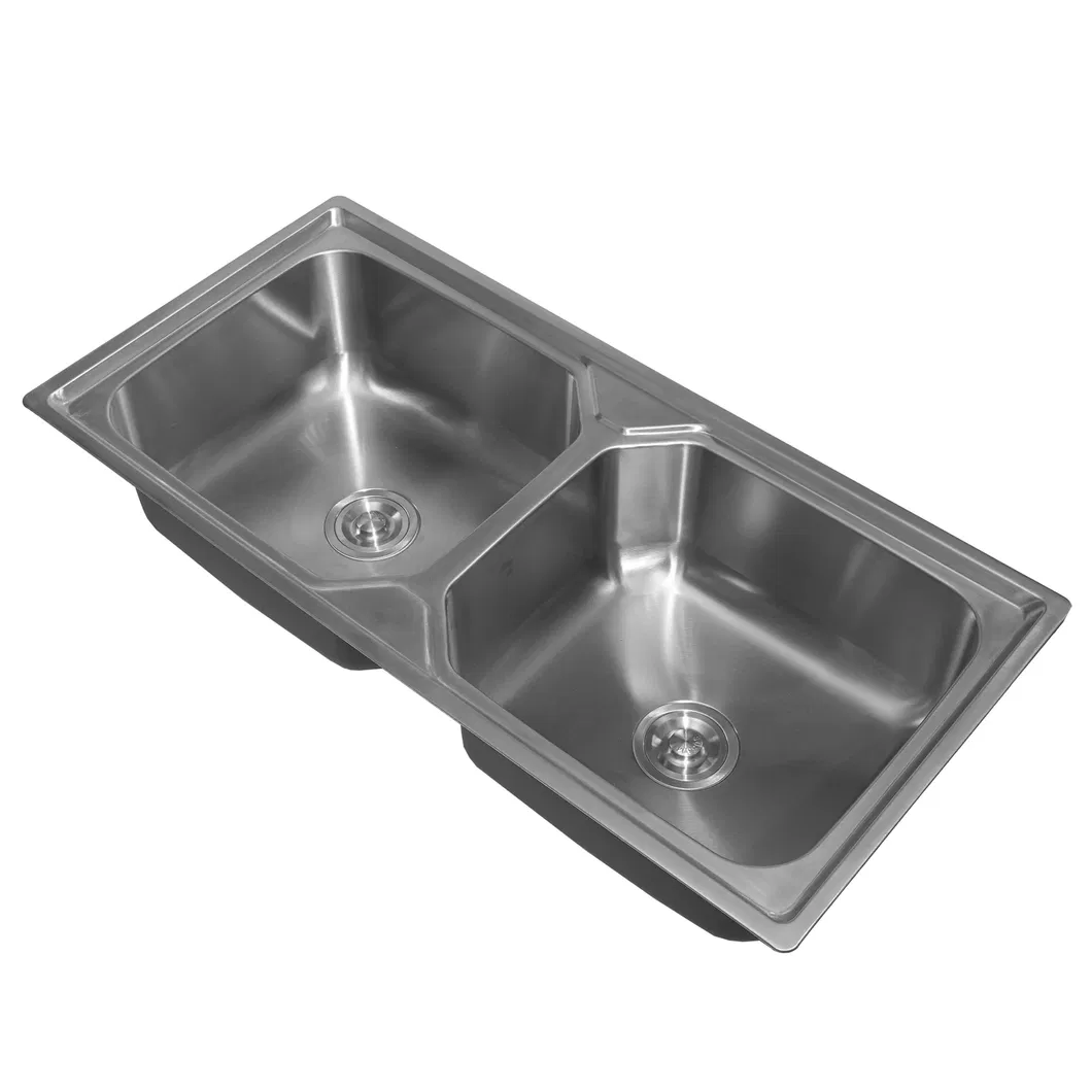 Stainless Steel Sink Kitchen Sink Stretch Sink Double Bowl Sink